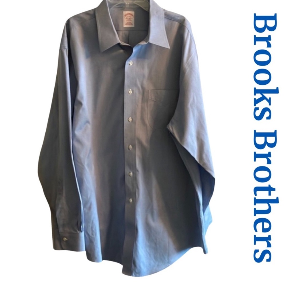 SALE Brooks Brothers Madison Non-Iron Button Down Shirt Size 17 - 35